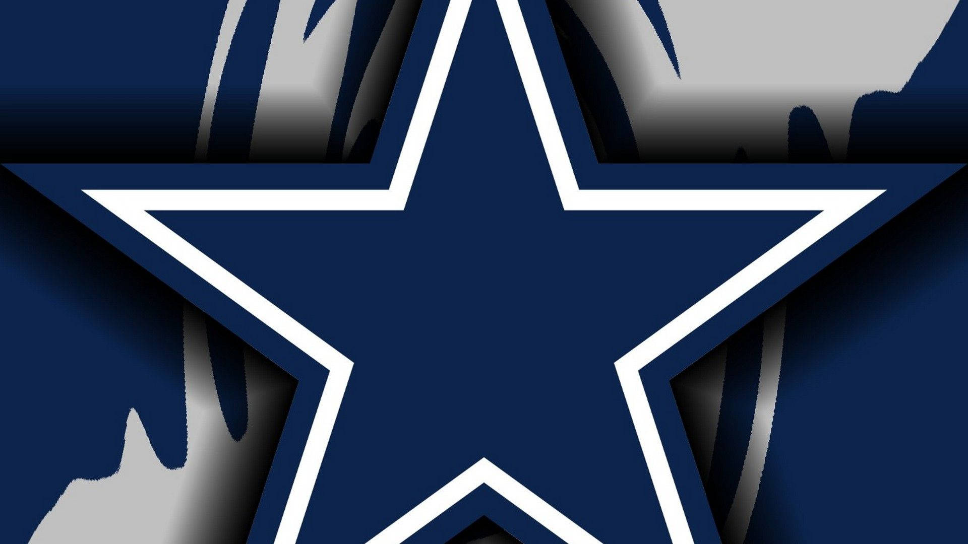Dallas Cowboys Logo Med Striber Wallpaper
