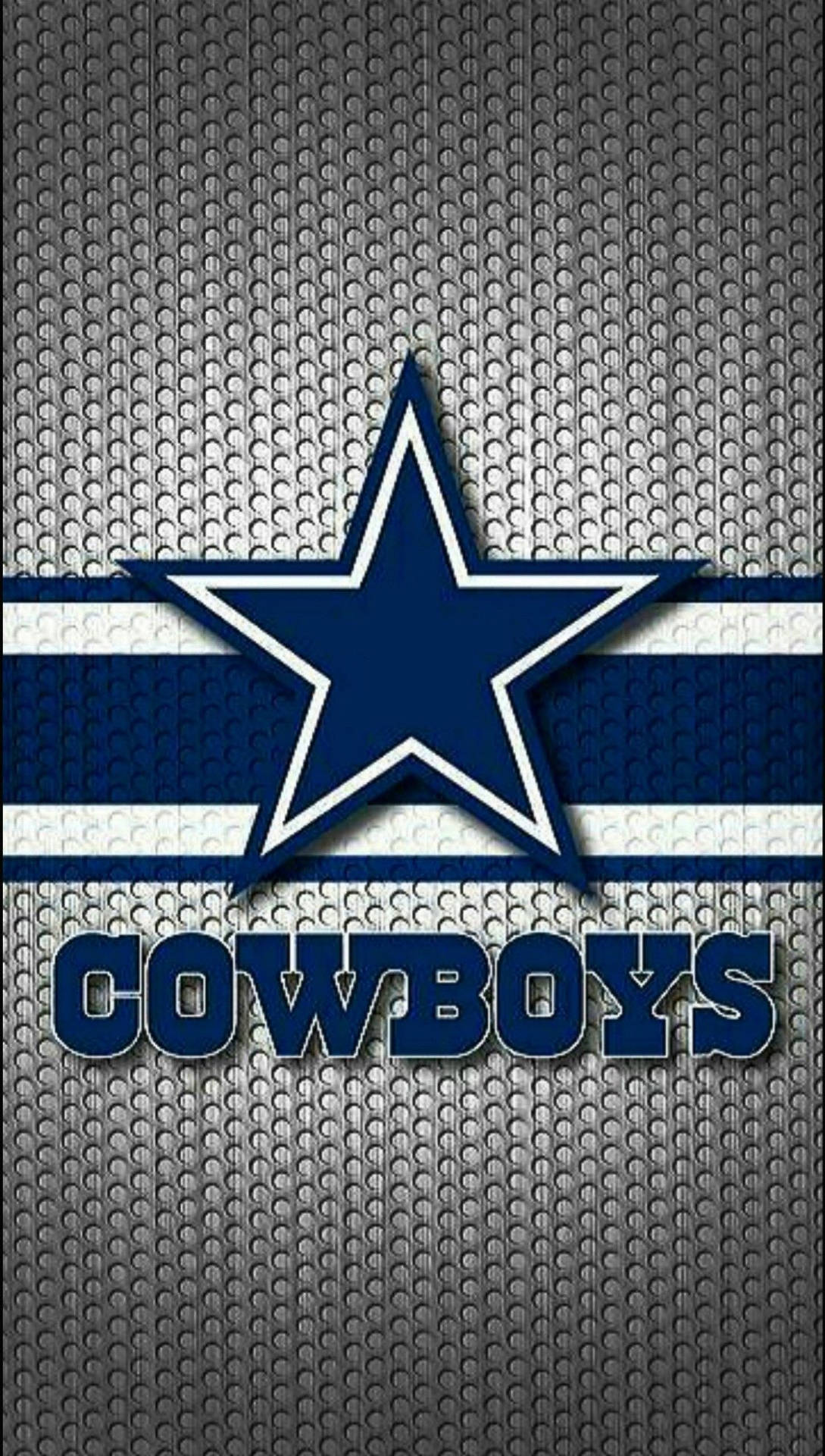 Dallas Cowboys Logo With Gradient For Phones Wallpaper