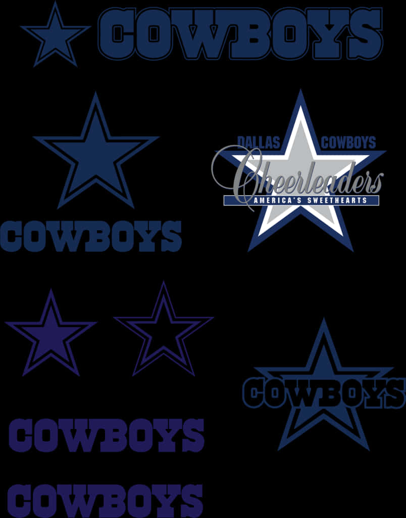 Dallas Cowboys Logos Compilation PNG