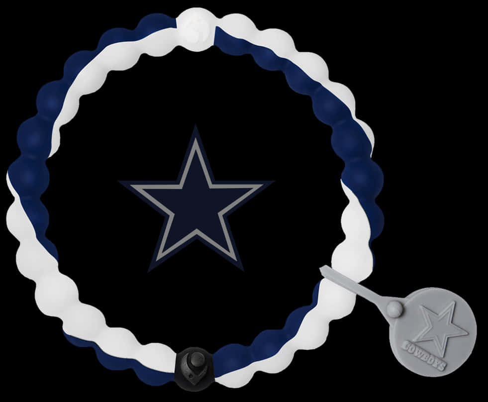 Download Dallas Cowboys Logowith Whistleand Lanyard | Wallpapers.com