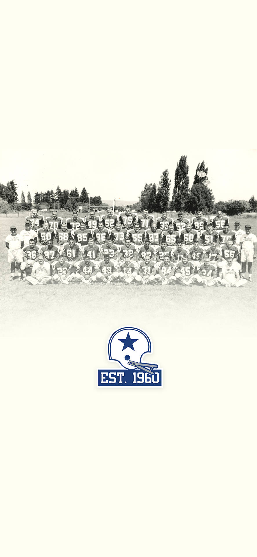 Dallas Cowboys Original Team Foto Wallpaper