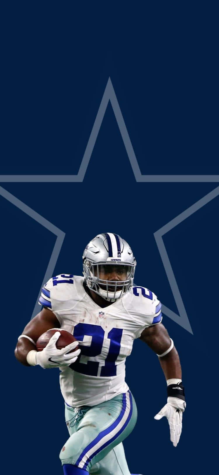 Download Dallas Cowboys Phone Player 21 Wallpaper