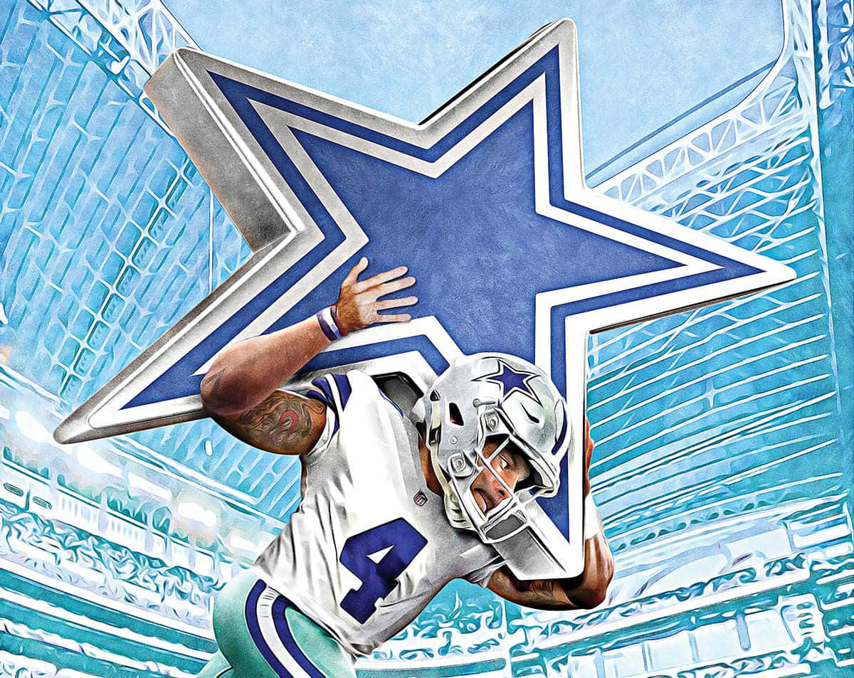 Delegendariska Spelarna I Dallas Cowboys Wallpaper