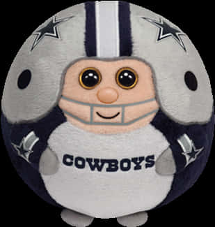 Dallas Cowboys Plush Toy Football Helmet PNG