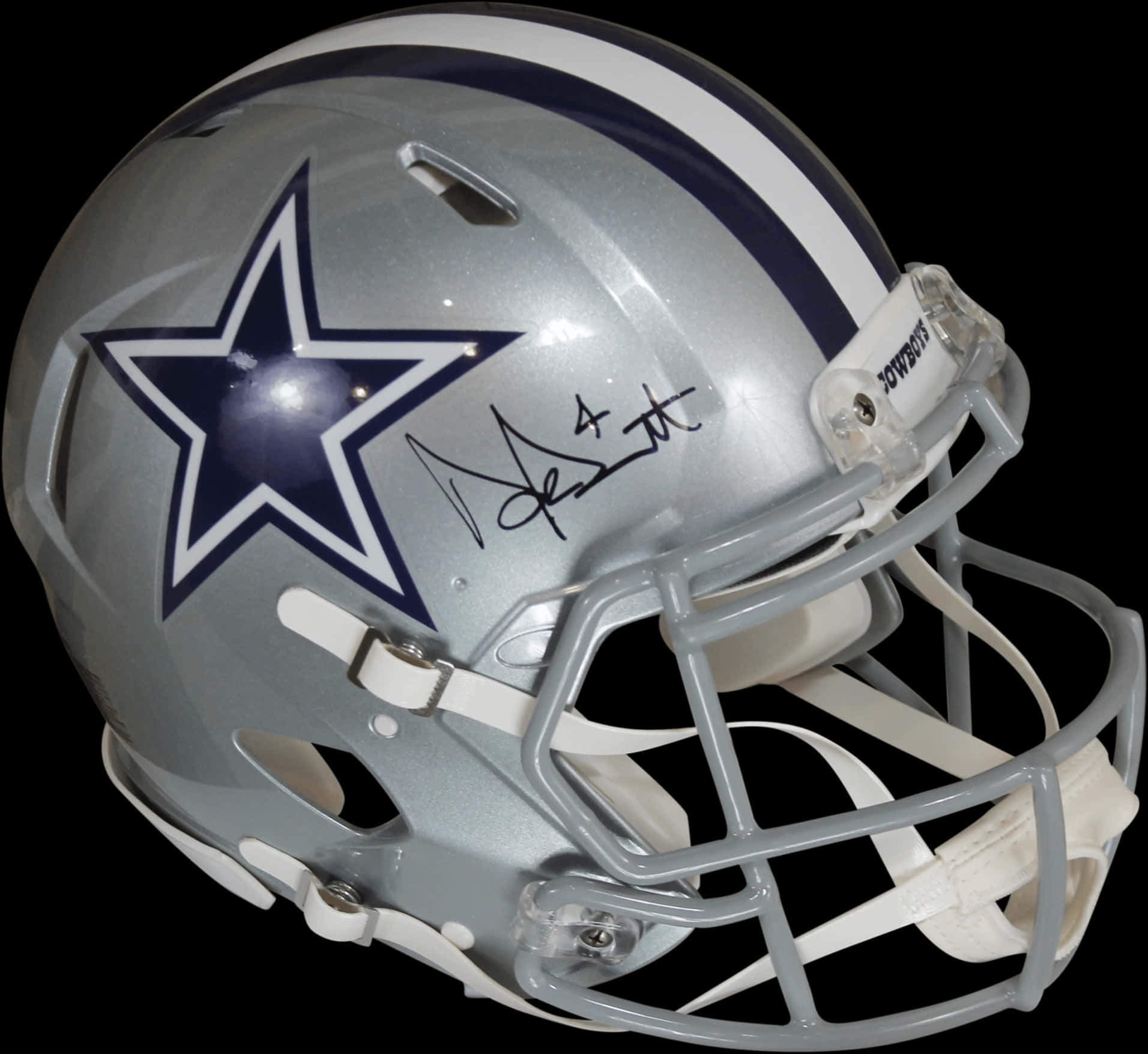 Dallas Cowboys Signed Helmet PNG