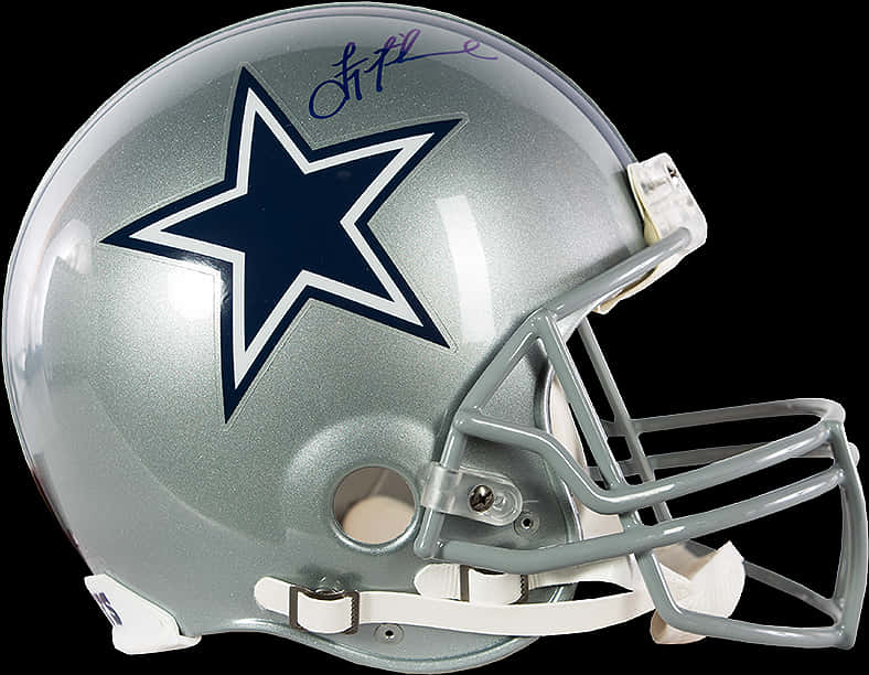 Dallas Cowboys Signed Helmet PNG