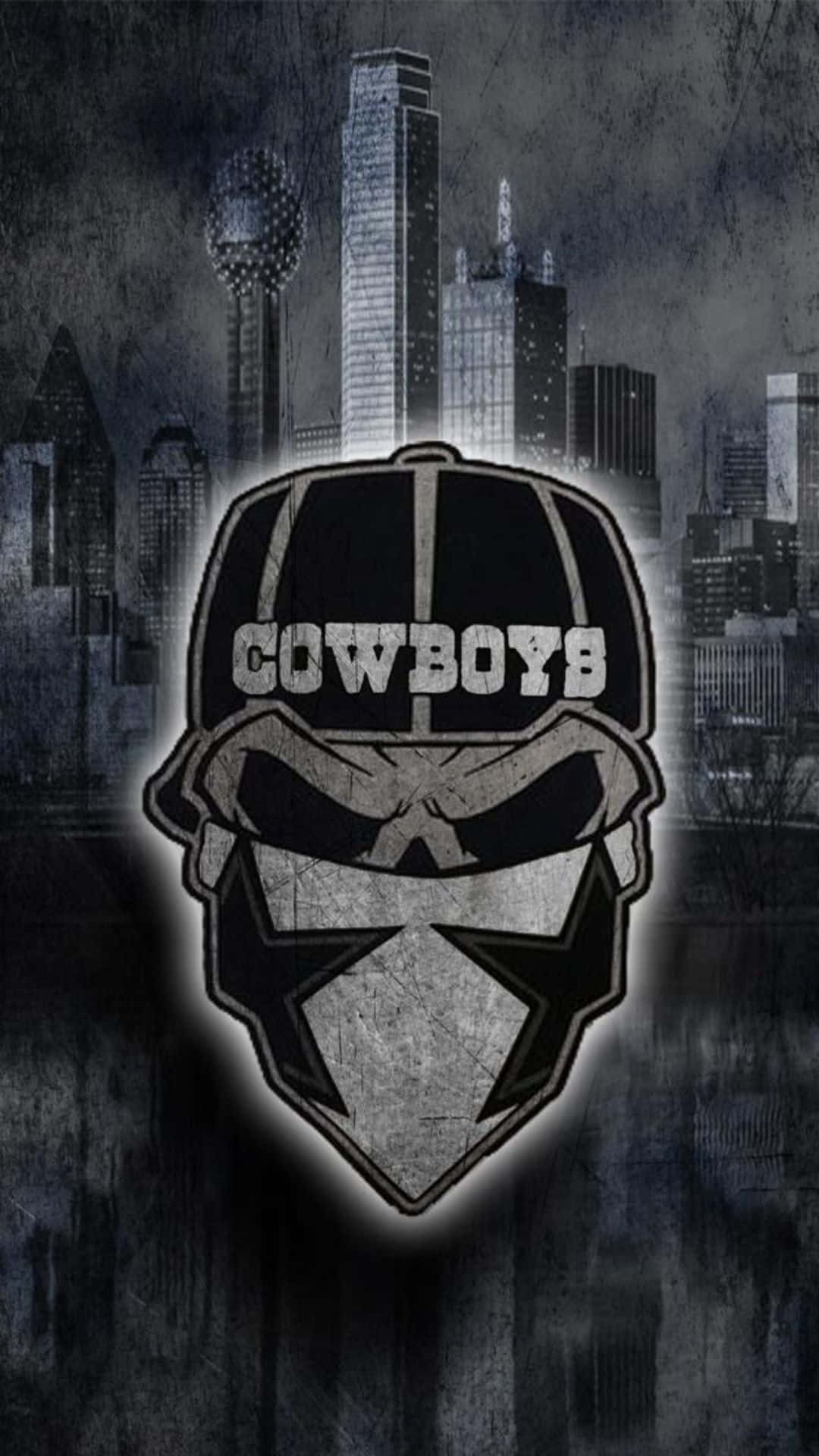 Dallas Cowboys Skull Graphic Artwork Wallpaper