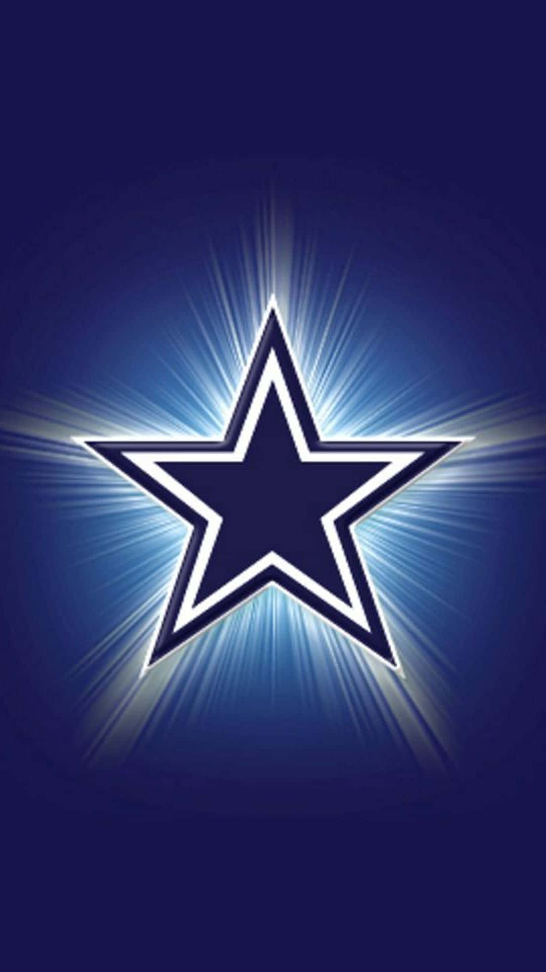 Dallas Cowboys Star Glowing Background Wallpaper
