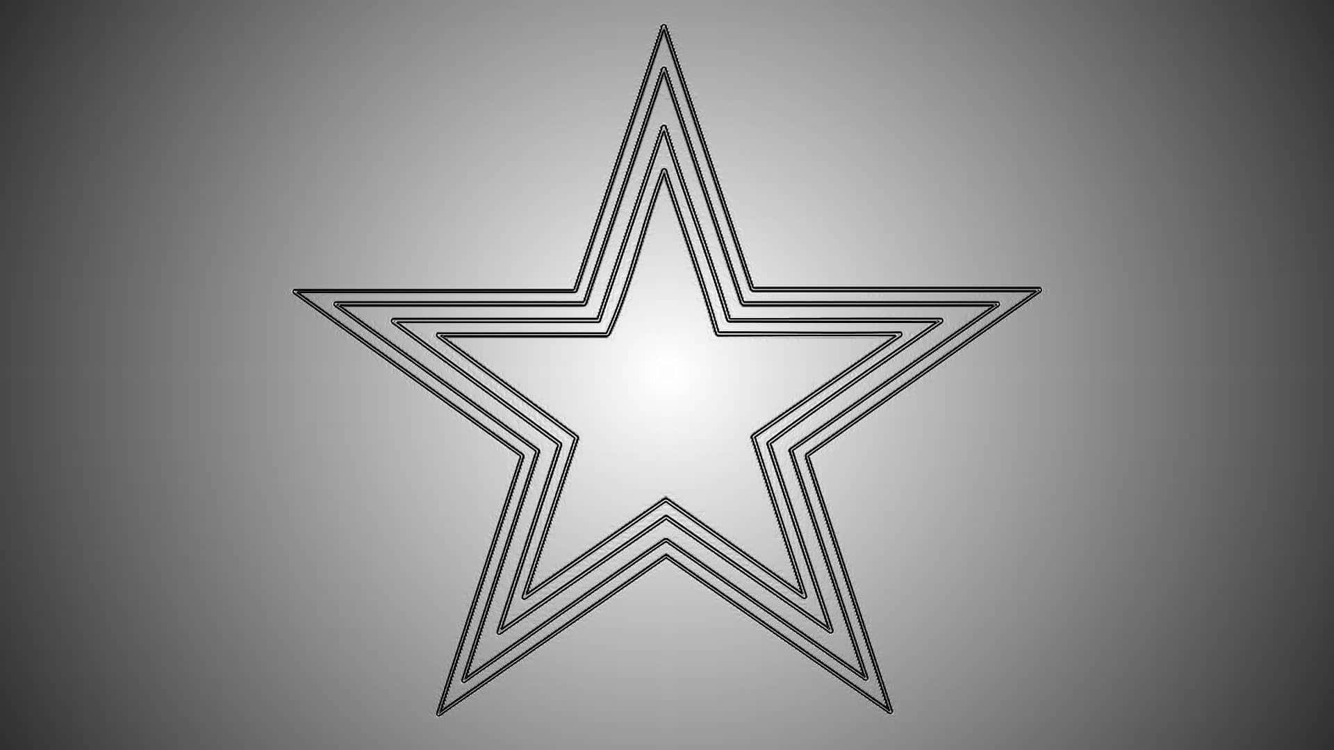 Dallas Cowboys Star Logo Gray Background Wallpaper