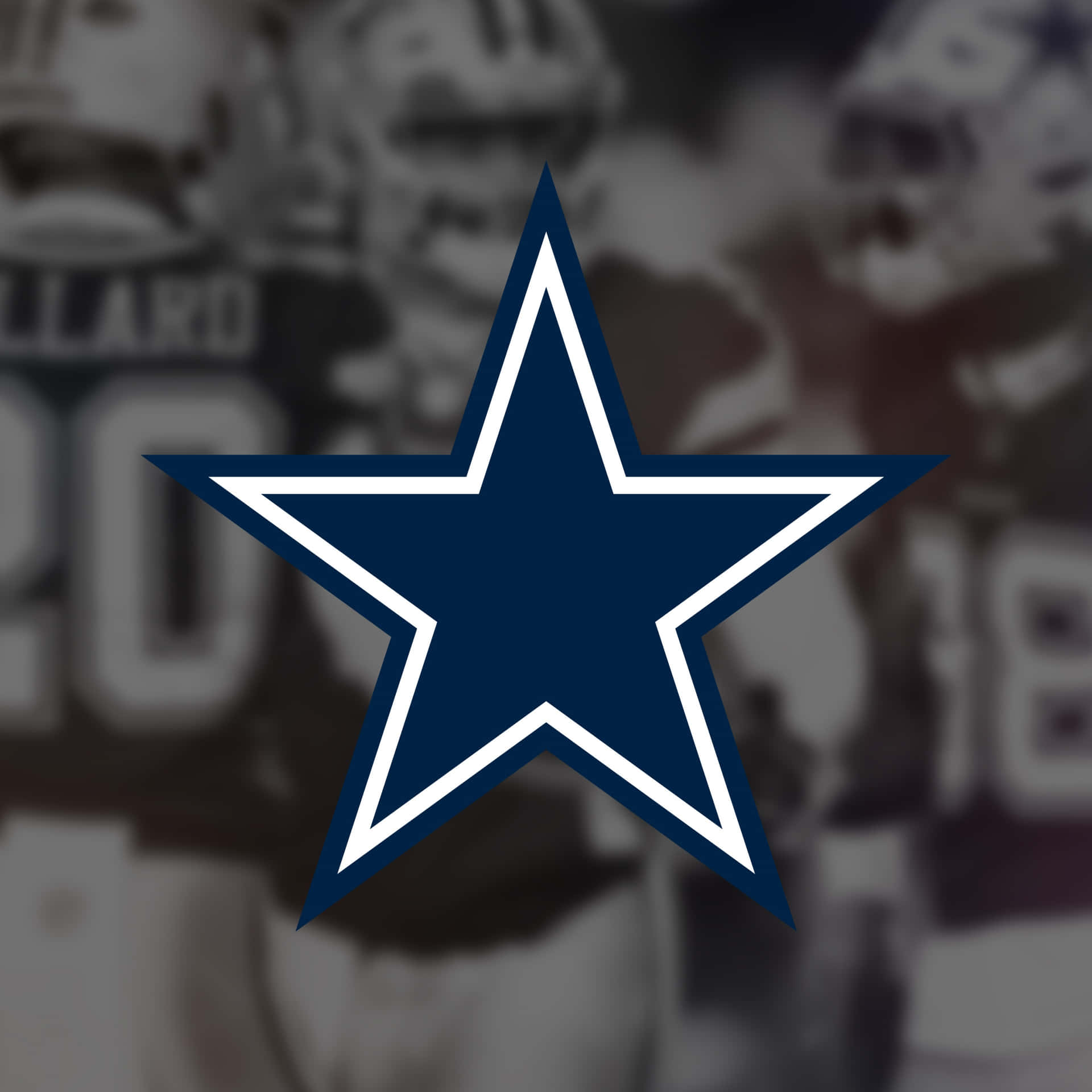 Dallas Cowboys Star Logo Overlay Wallpaper