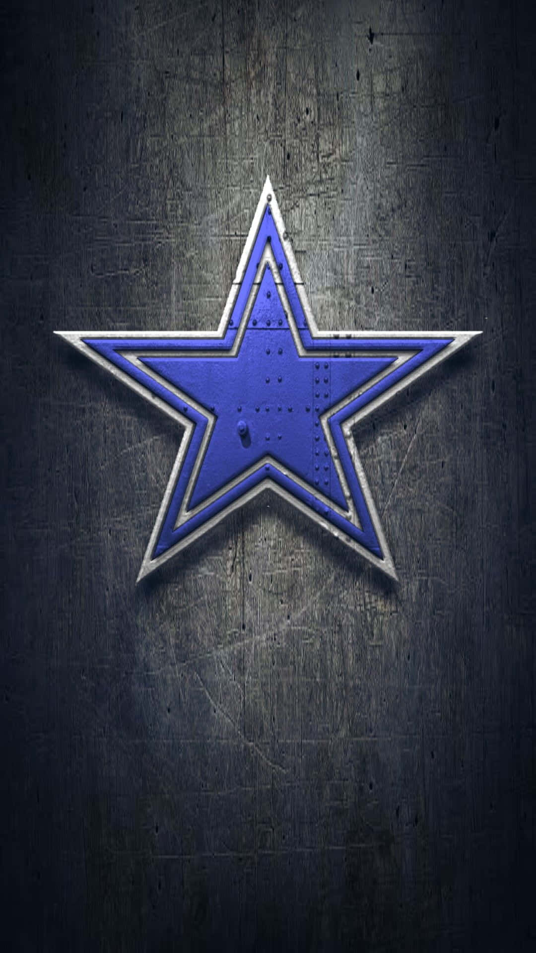 Dallas Cowboys Star Logoon Metal Background Wallpaper