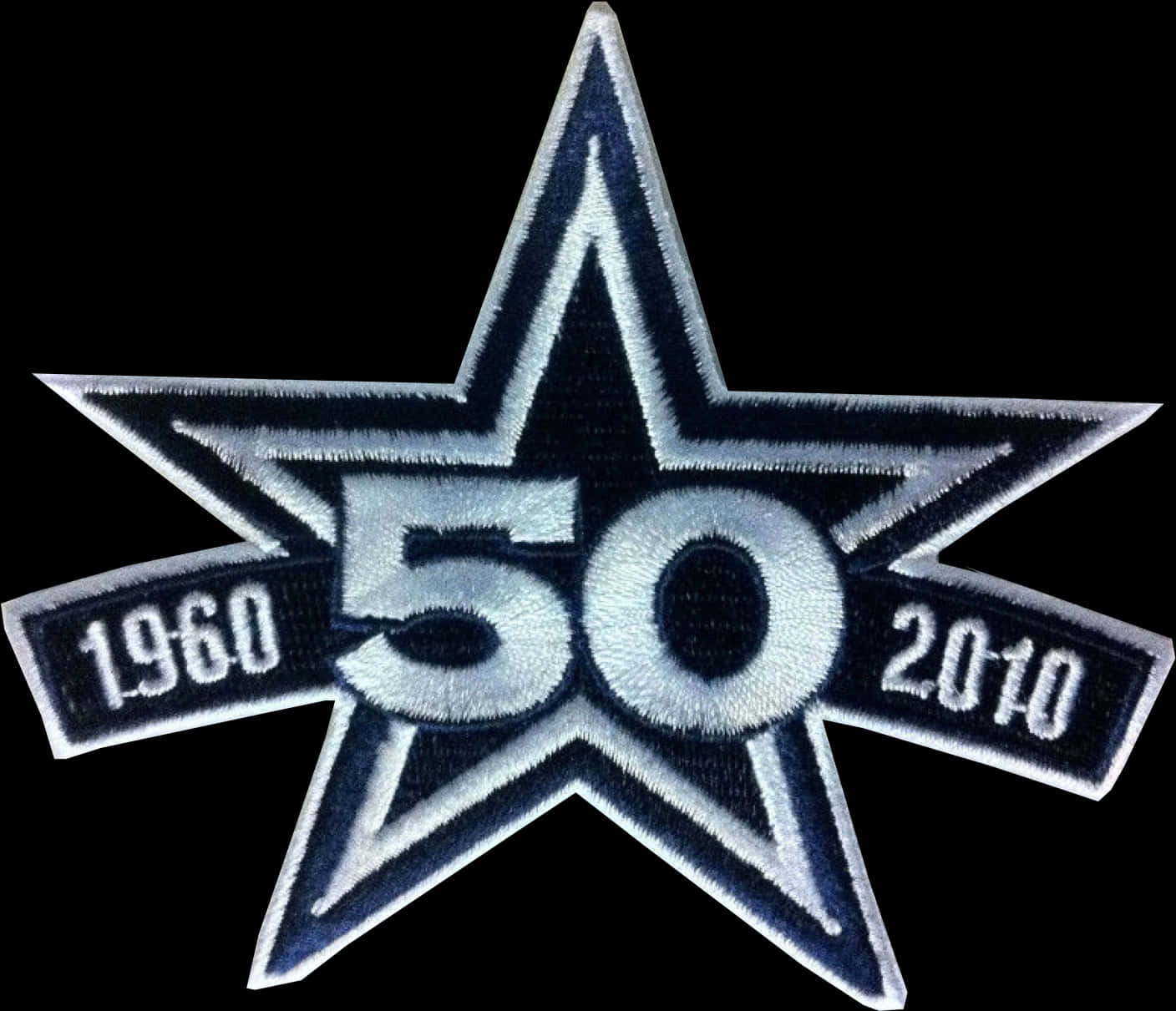 Dallas Cowboys50th Anniversary Patch PNG