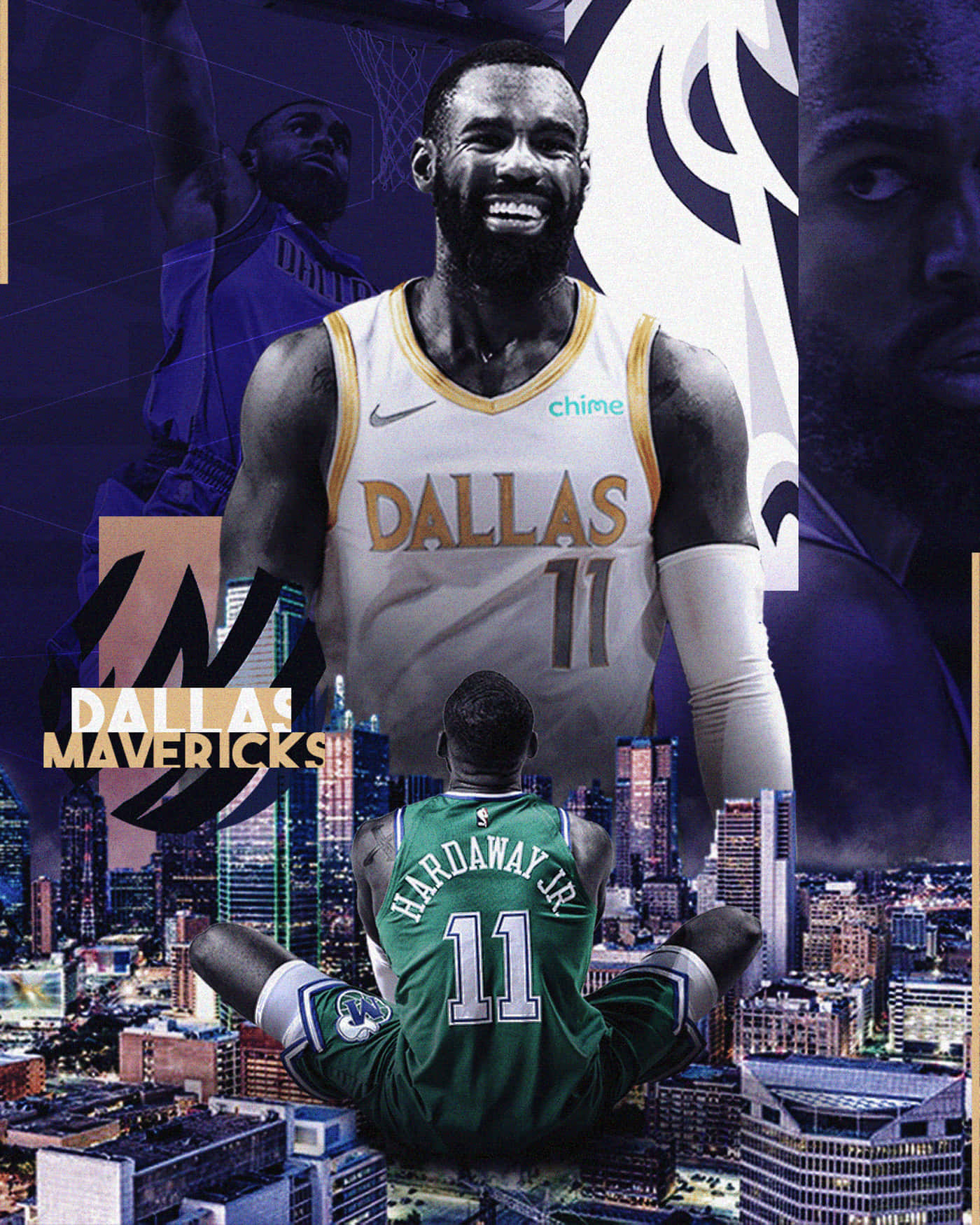 - Dallas Mavericks Tim Hardaway Jr. Would Make A Great Wallpaper For Basketball Fans. (dallas Mavericks Tim Hardaway Jr. Skulle Göra En Bra Bakgrundsbild För Basketfans.) Wallpaper