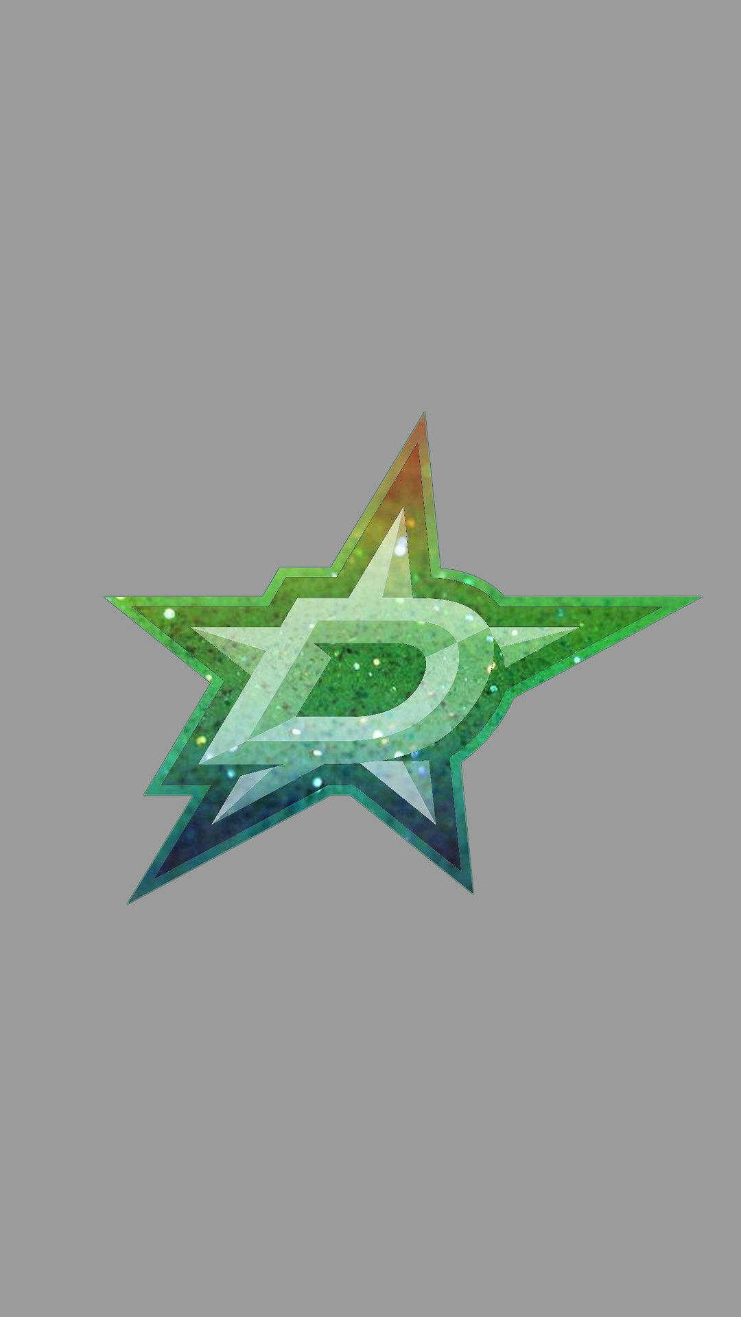 Dallas Stars Glitter Logo