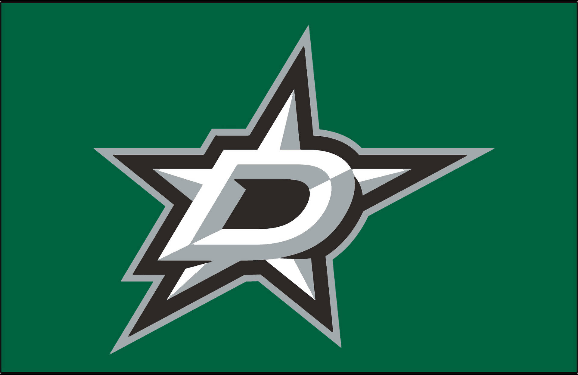 Dallas Stars Letter And Star Logo