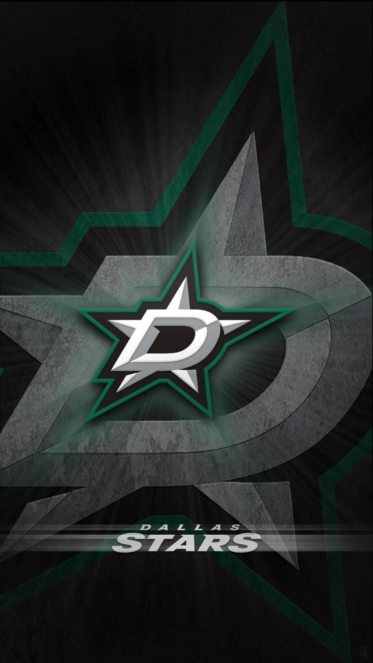 Dallas Stars Logo Speed Line Effect