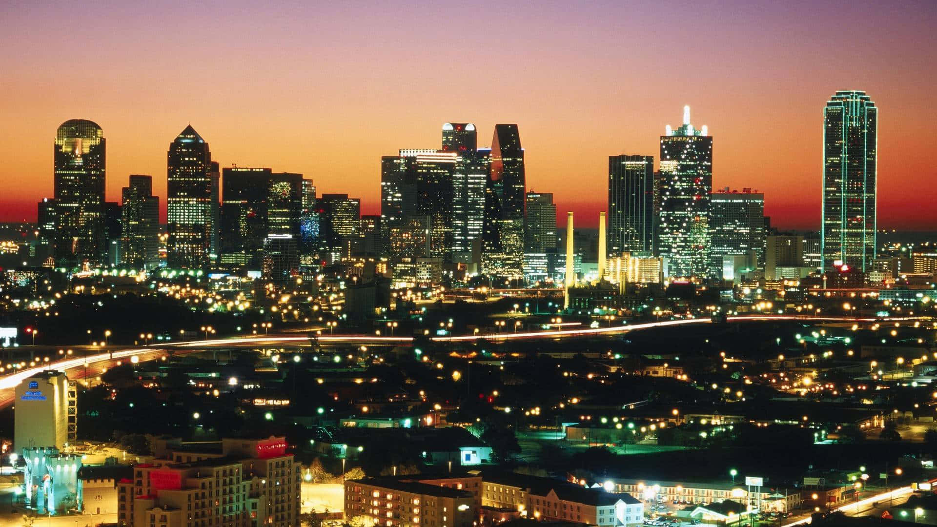 "The Magnificent City of Dallas, Texas" Wallpaper