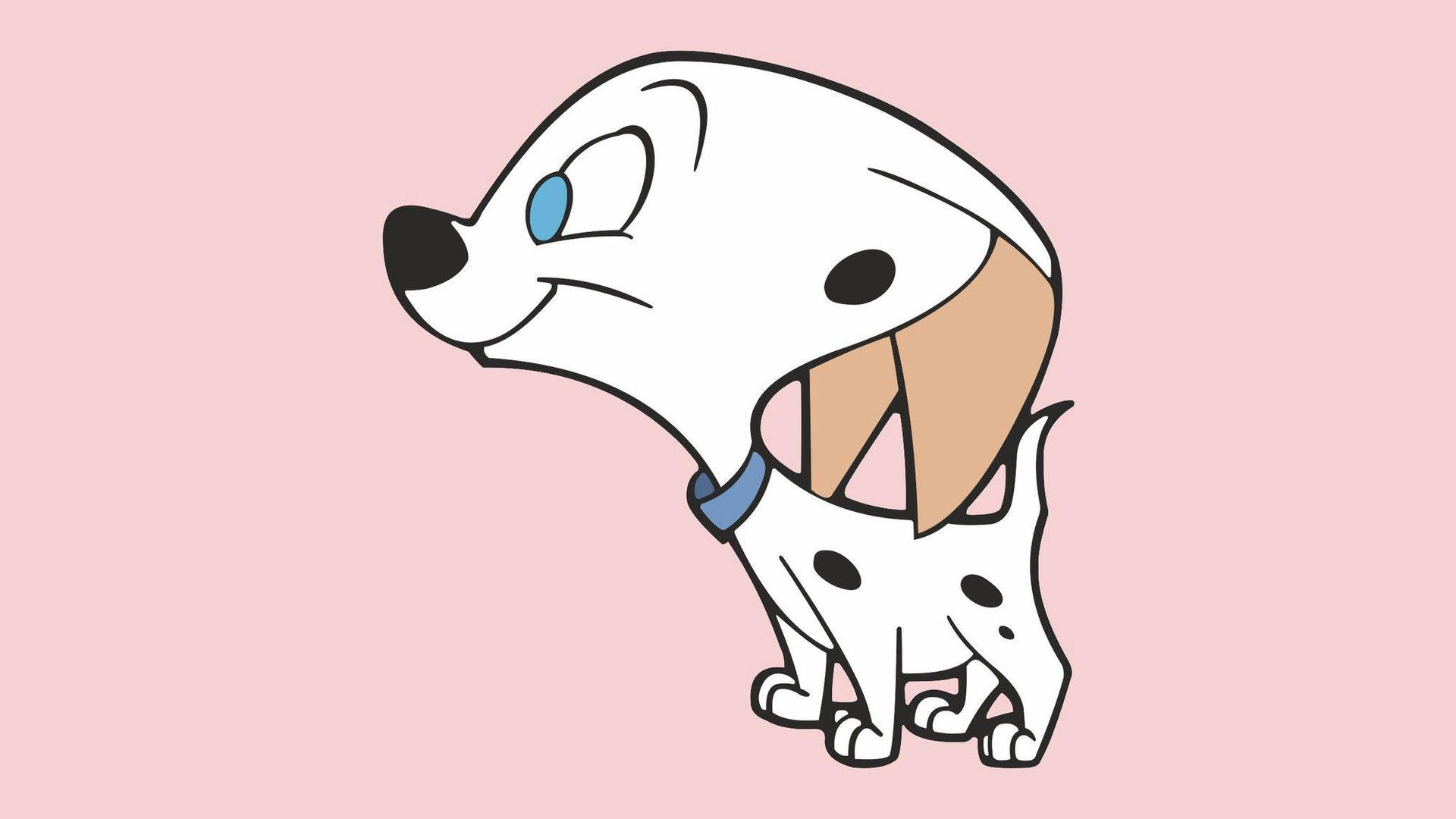 Dalmatian Cartoon Dog Wallpaper