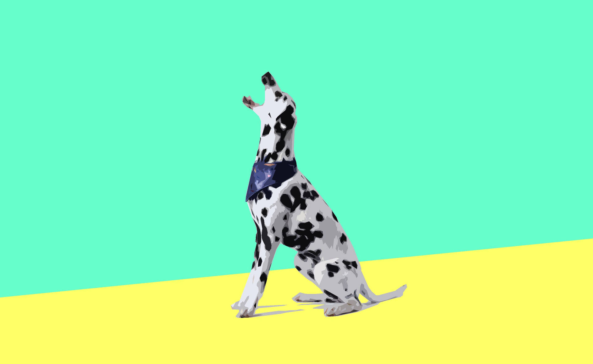Dalmatian Dog Art Wallpaper