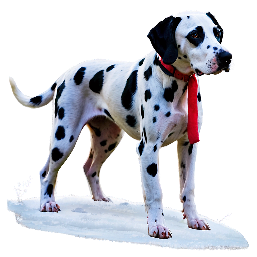 Dalmatian In Snow Scene Png 32 PNG