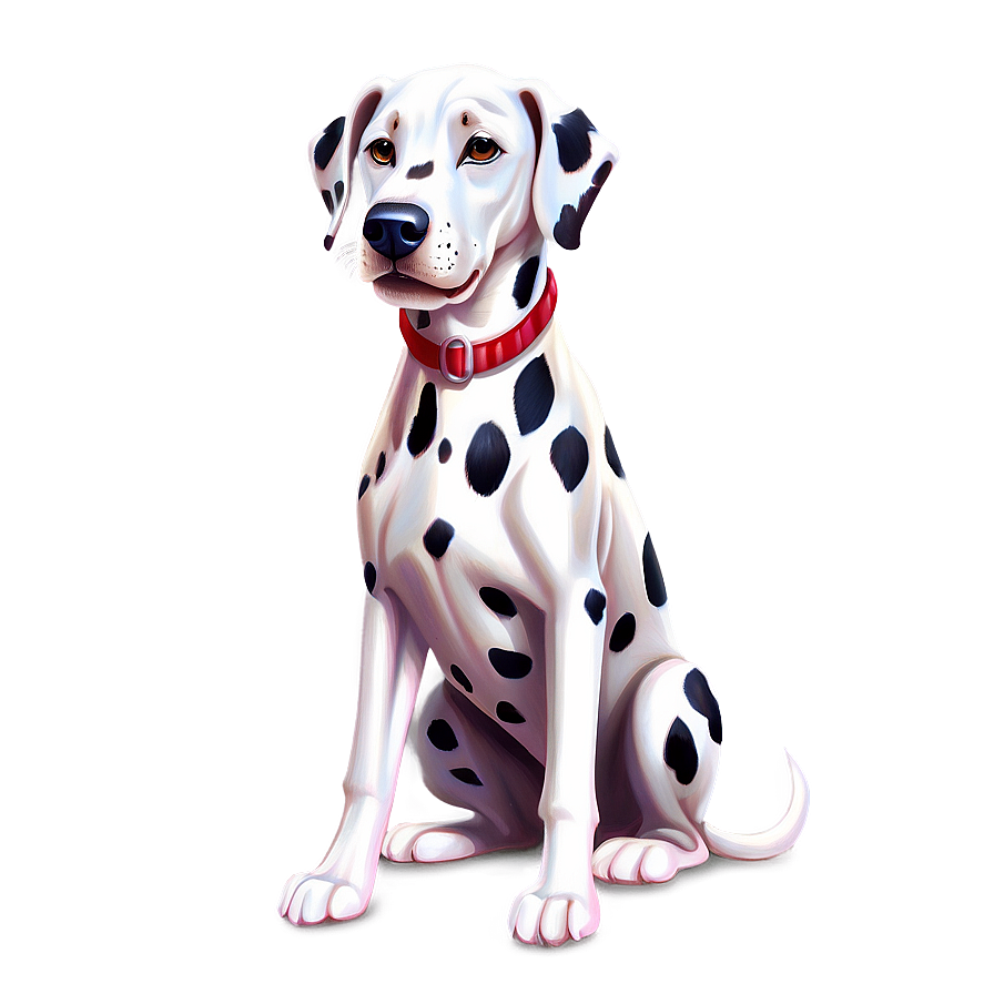 Dalmatian In Snow Scene Png Onx15 PNG
