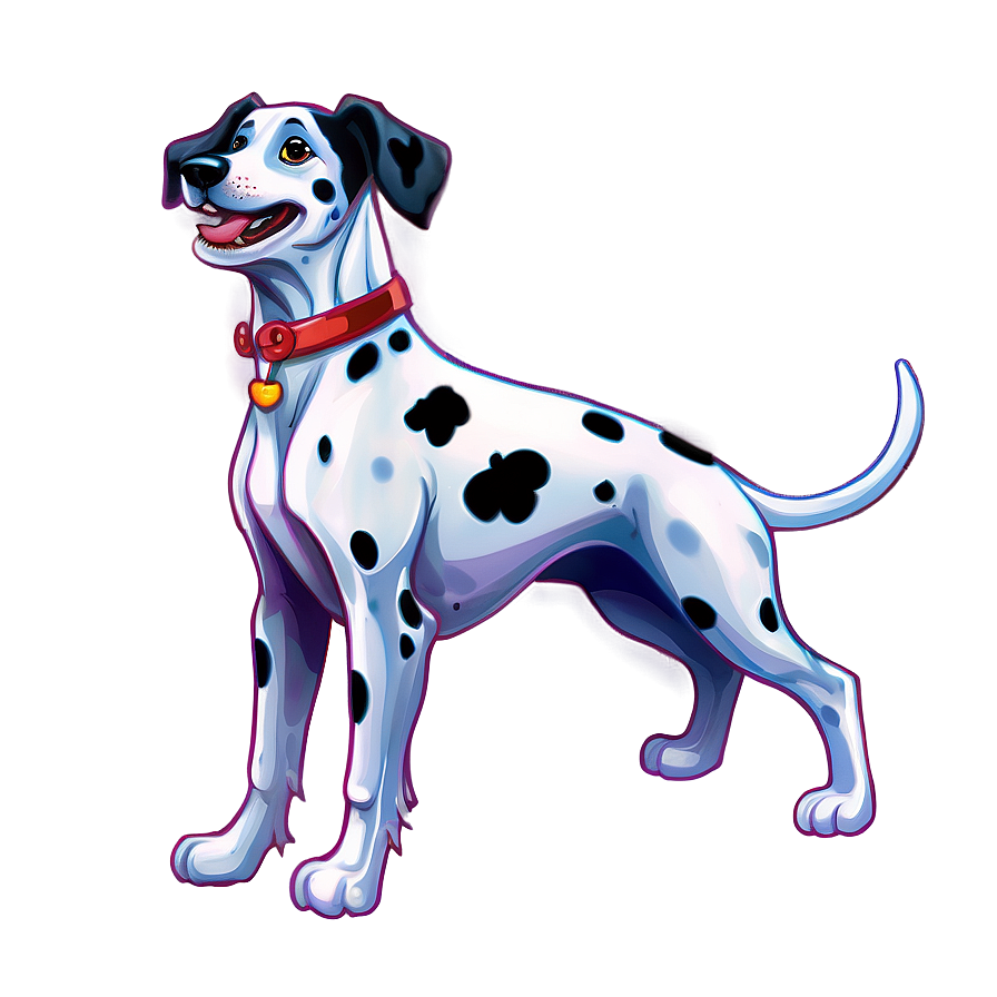 Dalmatian Playing Fetch Png Fel46 PNG