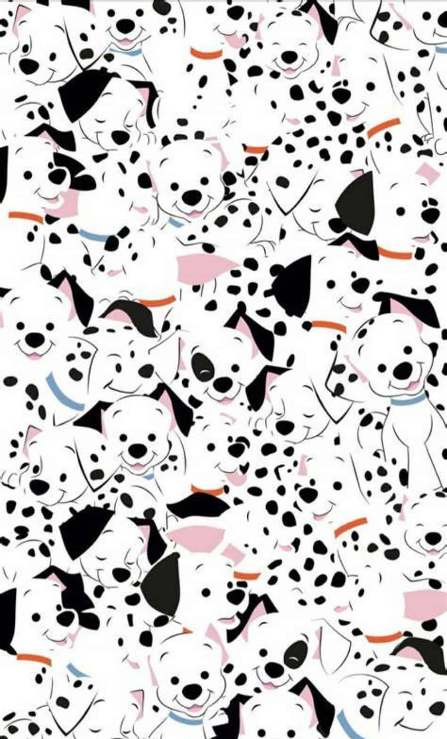 Søde Dalmatiner Print og hvalpestreger Wallpaper