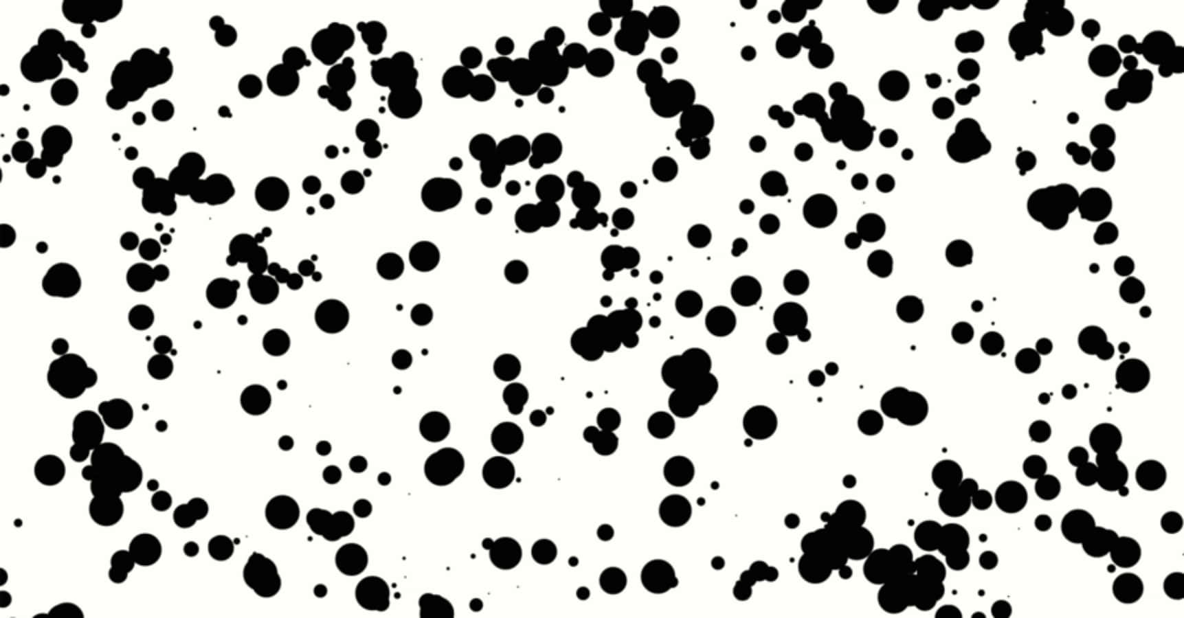 Dalmatinermuster Mit Schwarzen Tintenspritzern Wallpaper
