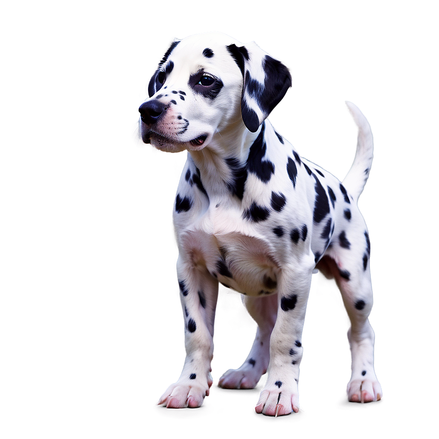 Dalmatian Puppy Sitting Sideways Png 06232024 PNG