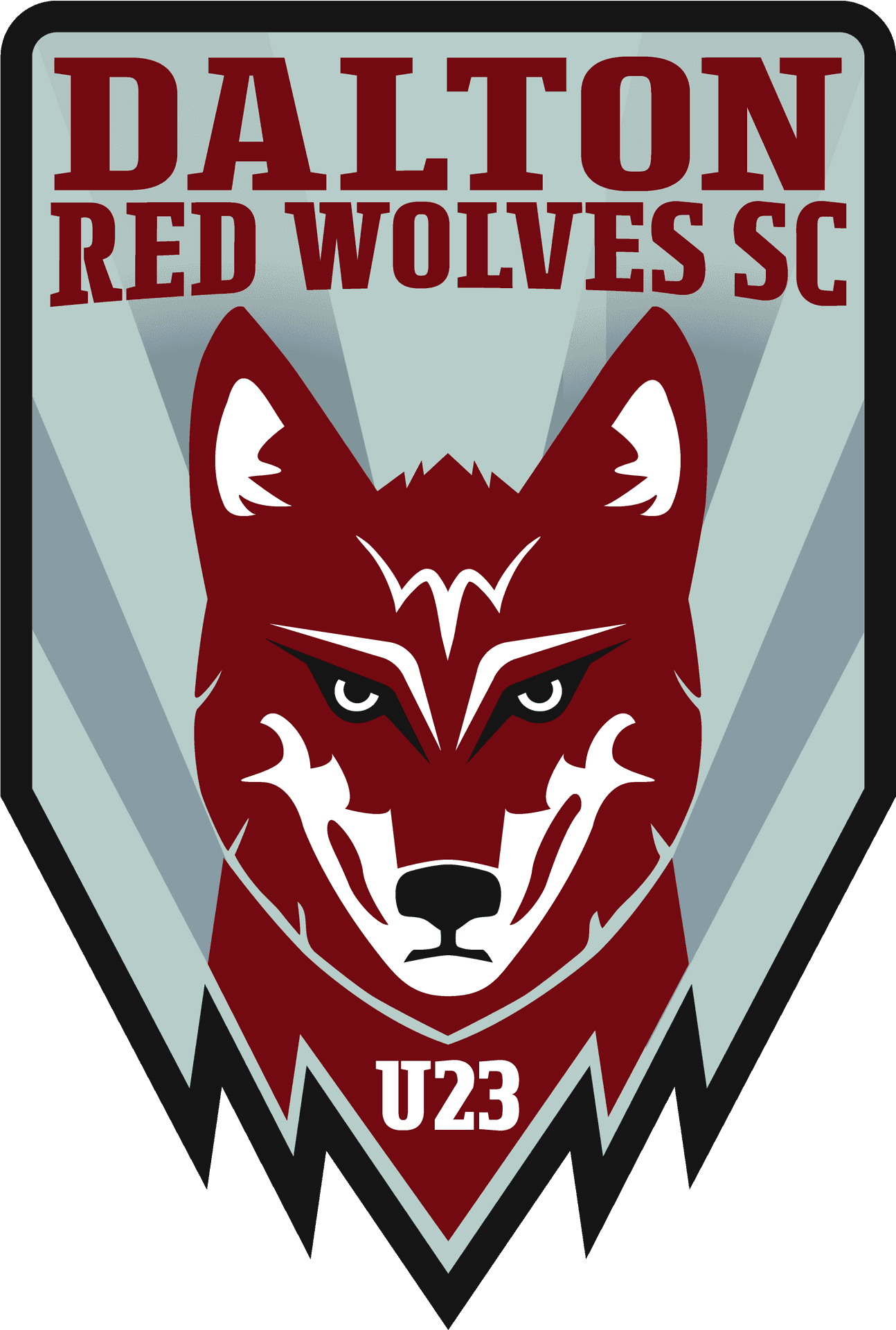 Dalton Red Wolves S C Logo PNG