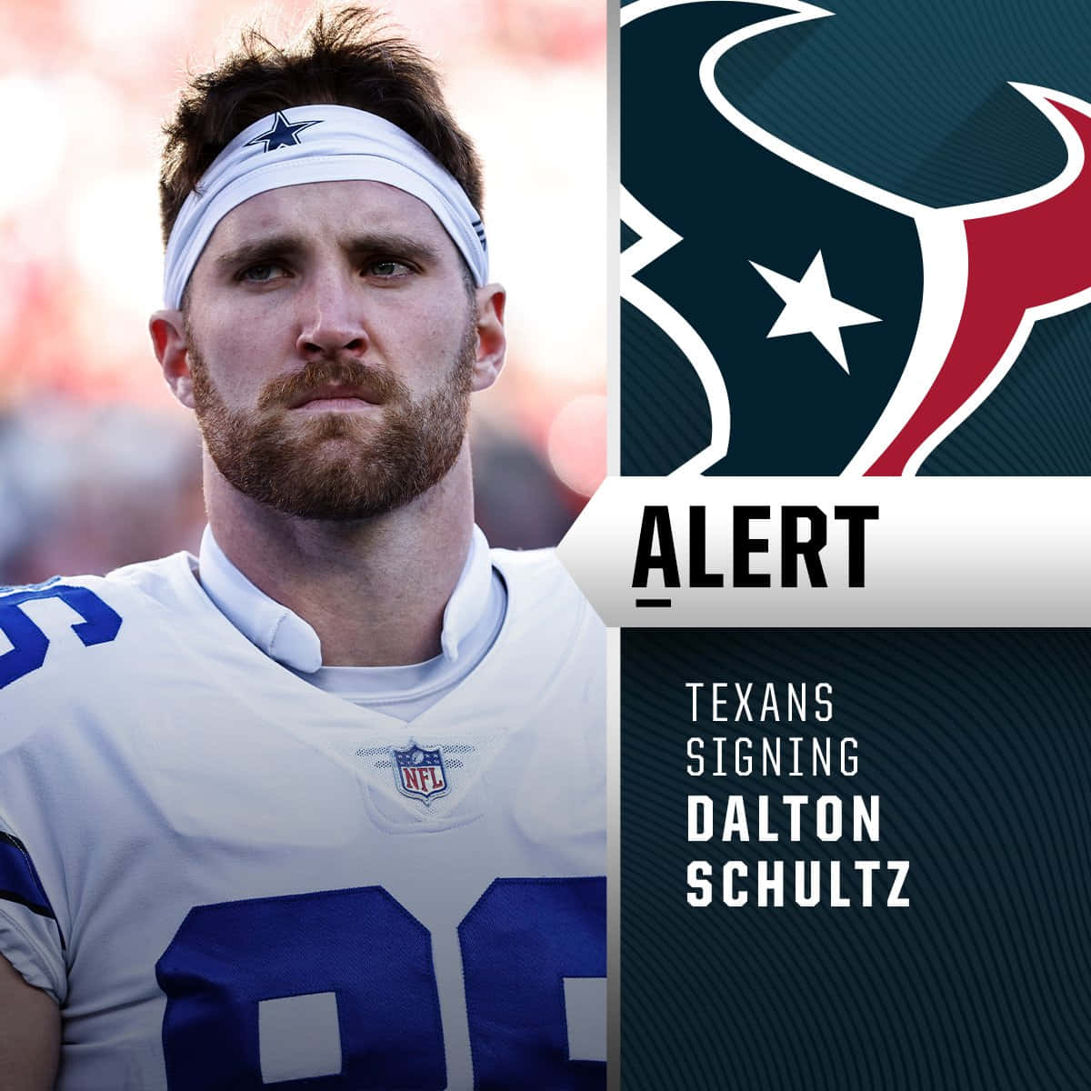 Dalton Schultz Texans Signing Alert Wallpaper