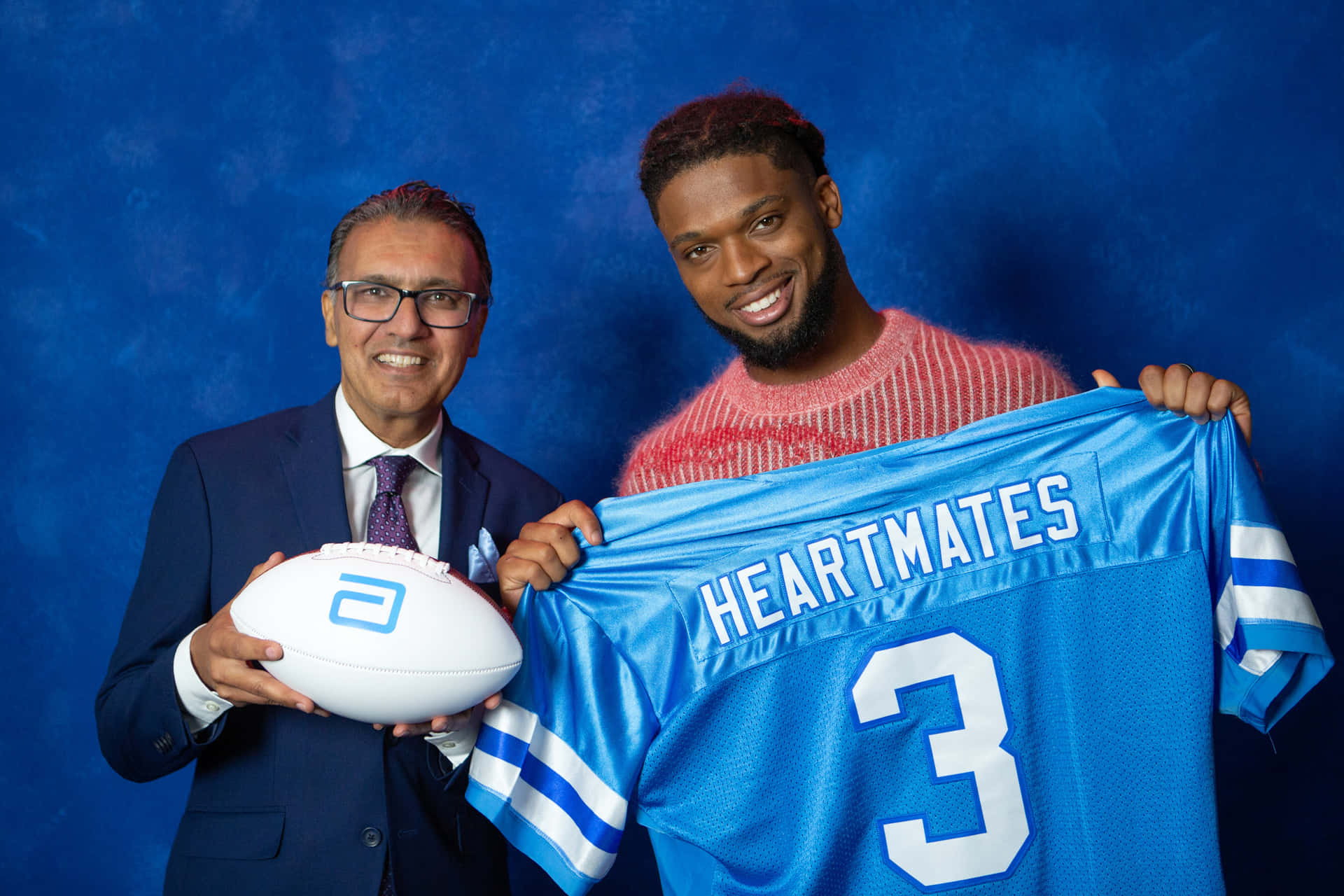 Download Damar Hamlin Heartmates Jersey Presentation Wallpaper ...