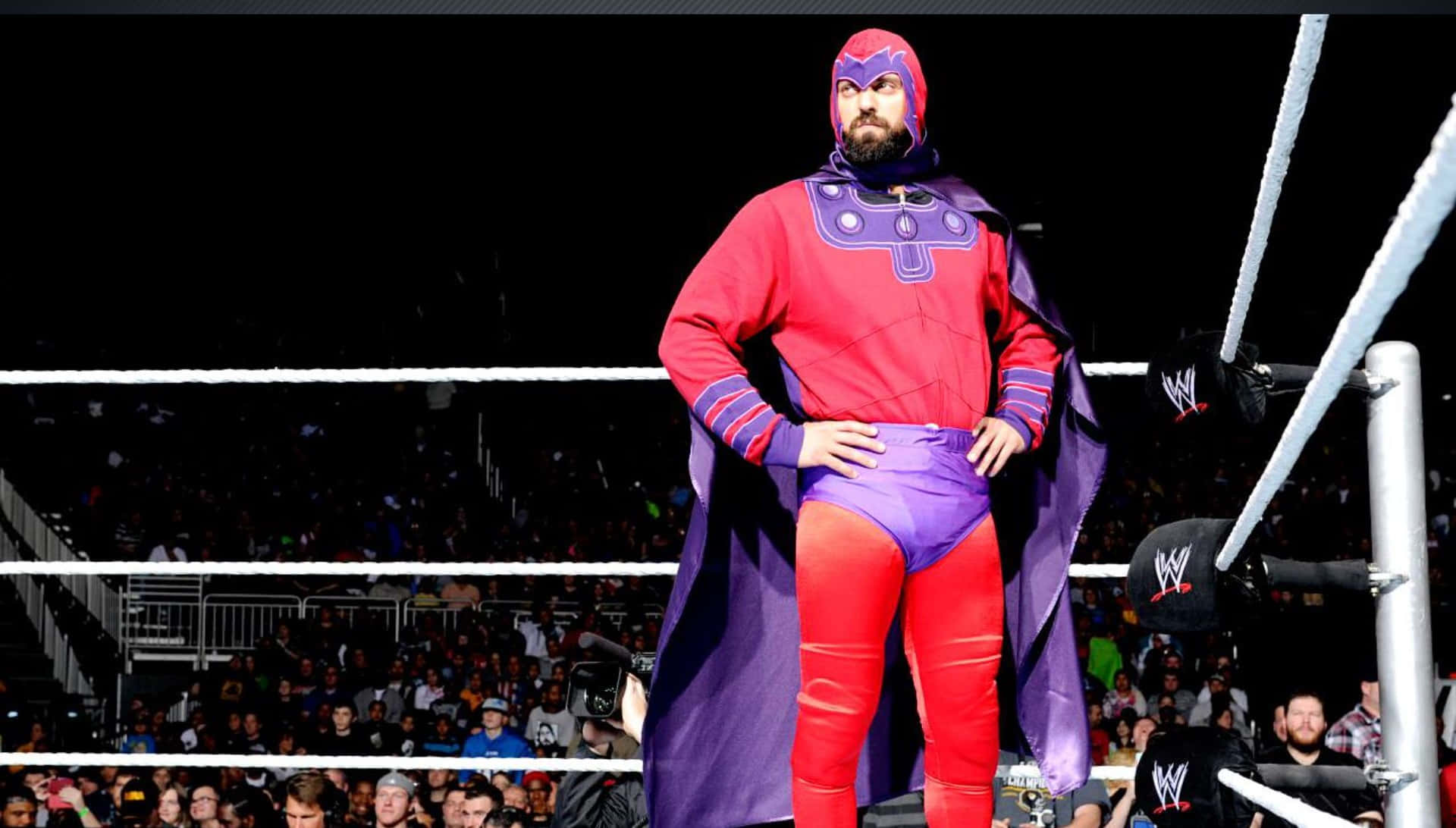 Damien Sandow In WWE As Magneto Wallpaper