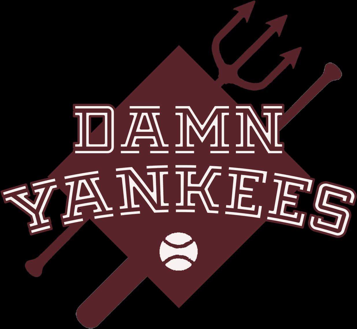 Damn Yankees Logo Design PNG