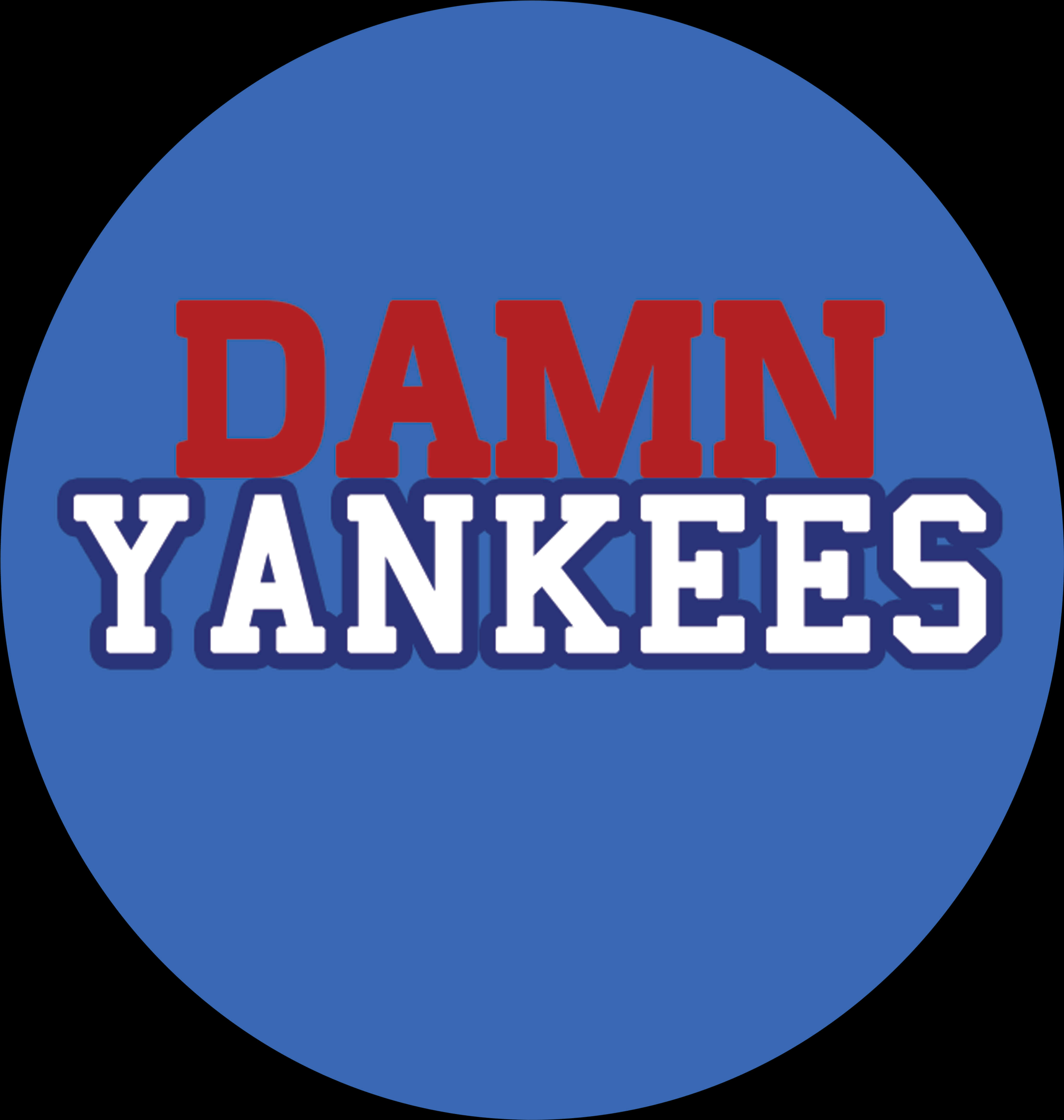 Damn Yankees Logo Parody PNG