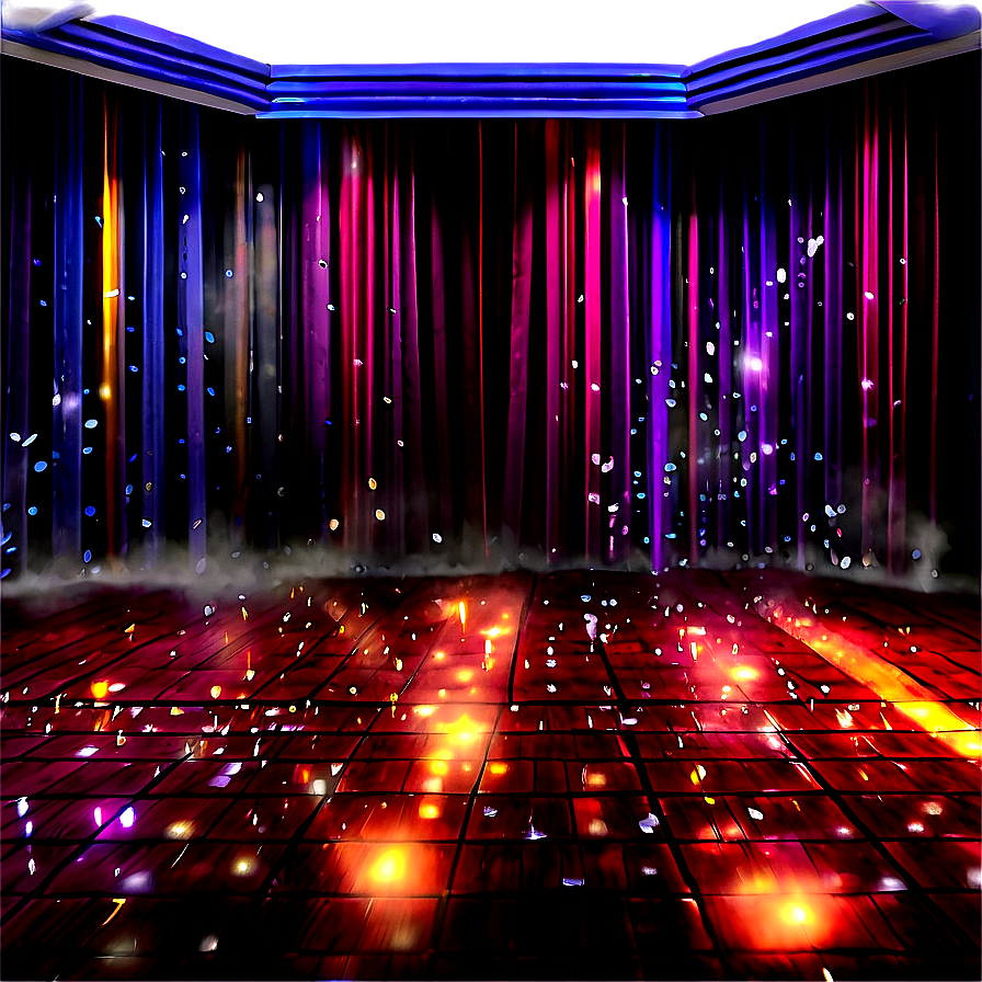 Dance Floor With Fog Png 06262024 PNG