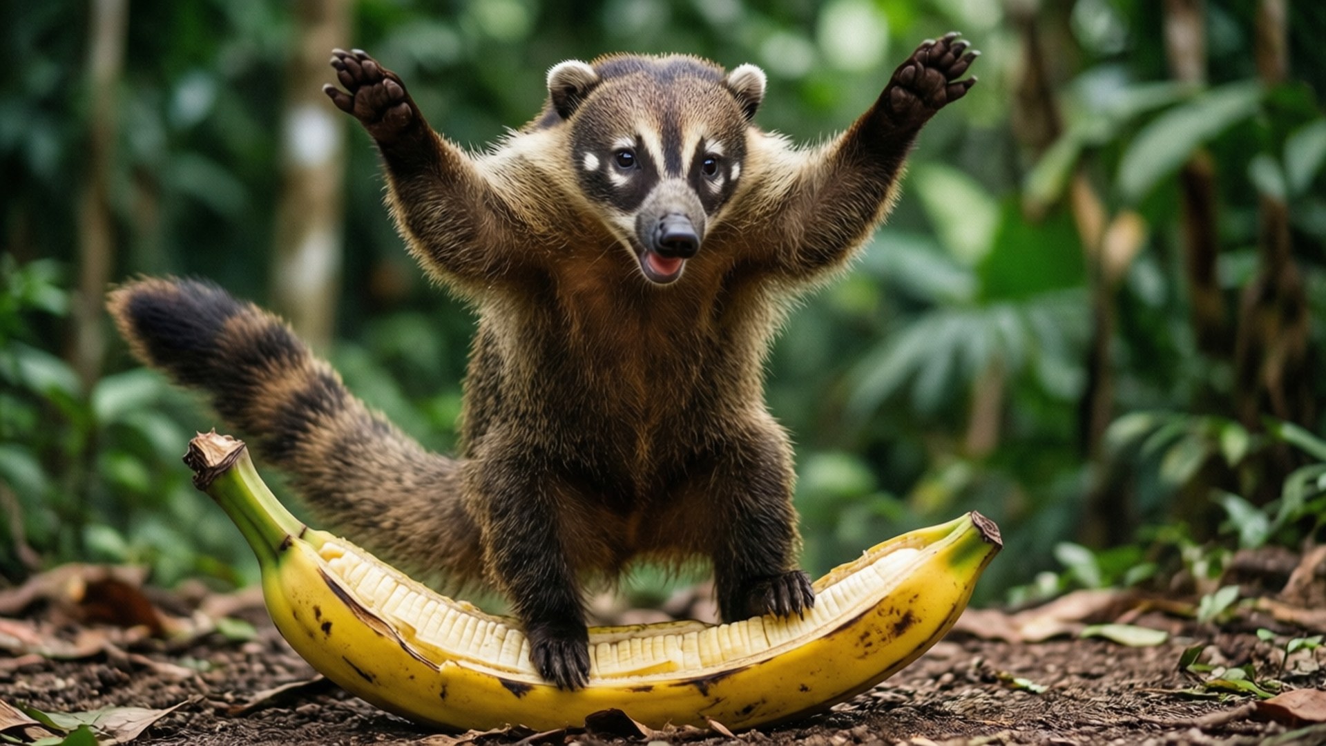 Dansende Coati Bakgrunner