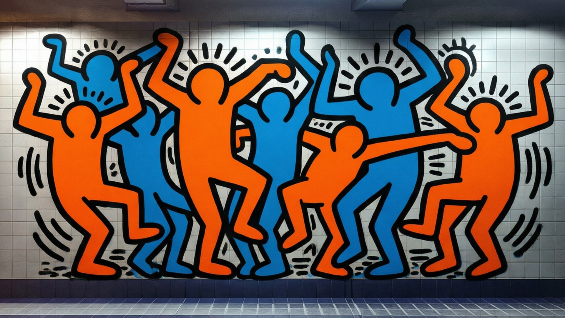 Figures Dansantes Joie Fonds d'écran