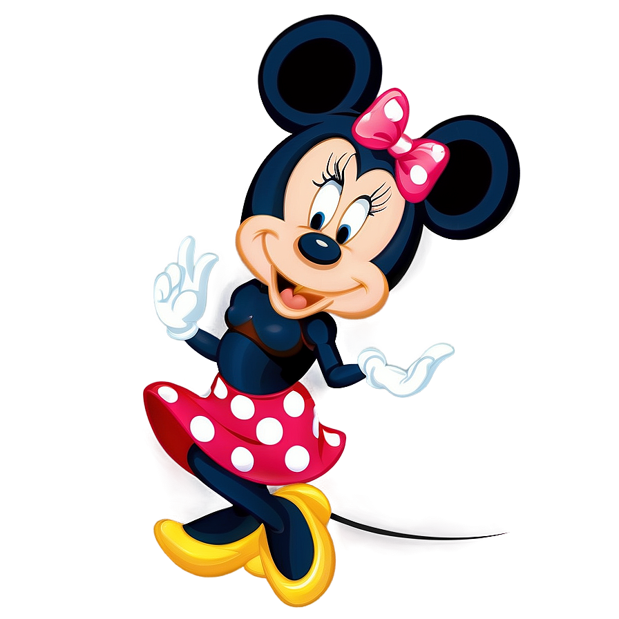 Dancing Minnie Mouse Clipart Png 05032024 PNG