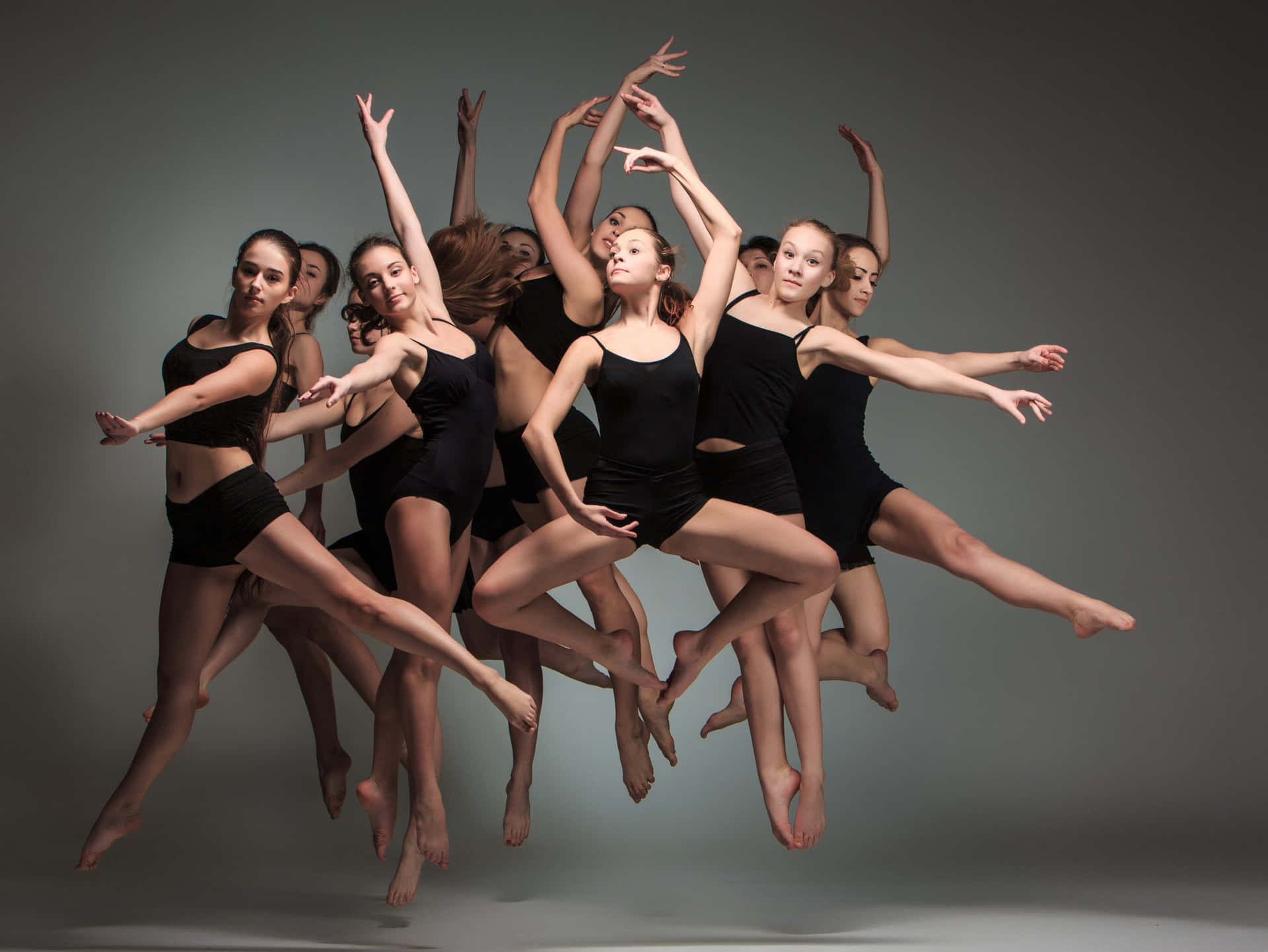 Group Of Ballerinas Dancing Picture