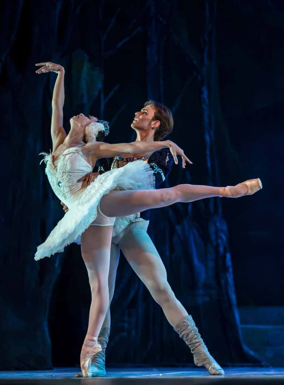 Ballet Partner Dancing On Stage Picture