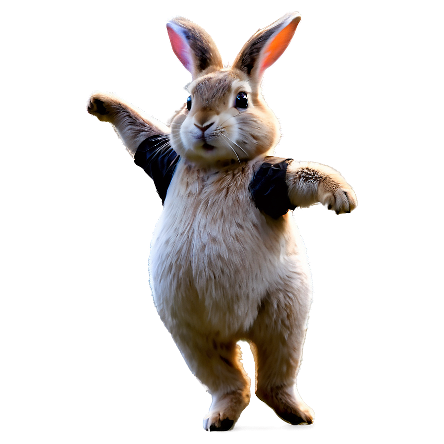 Dancing Rabbit Png Qxu PNG