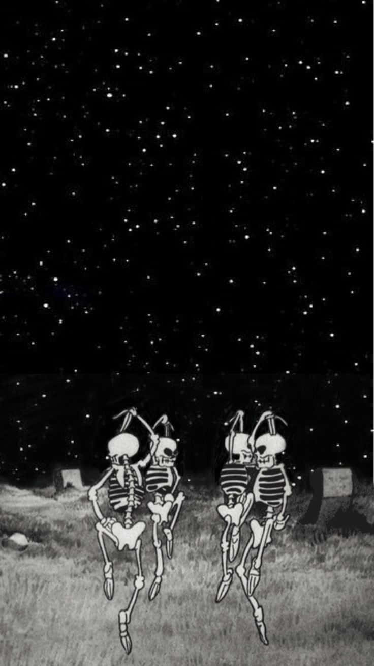 Dancing_ Skeletons_ Under_ Starlit_ Sky.jpg Wallpaper