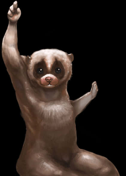 Dancing Sloth Cartoon PNG