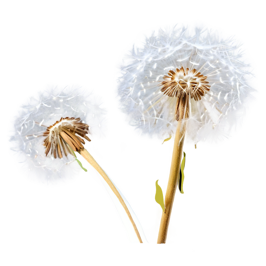 Dandelion Airy Fluff Png 05242024 PNG