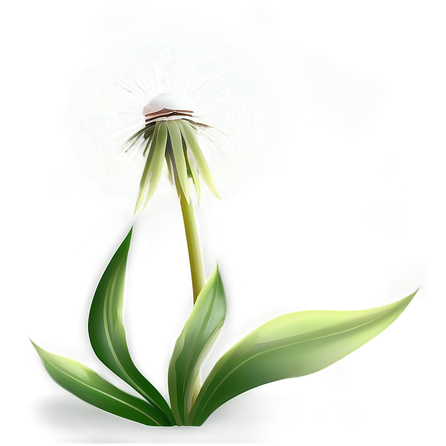 Dandelion Floral Pattern Png 05242024 PNG