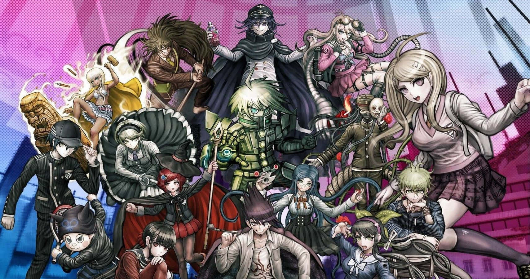 The despair of the 16 students in Danganronpa