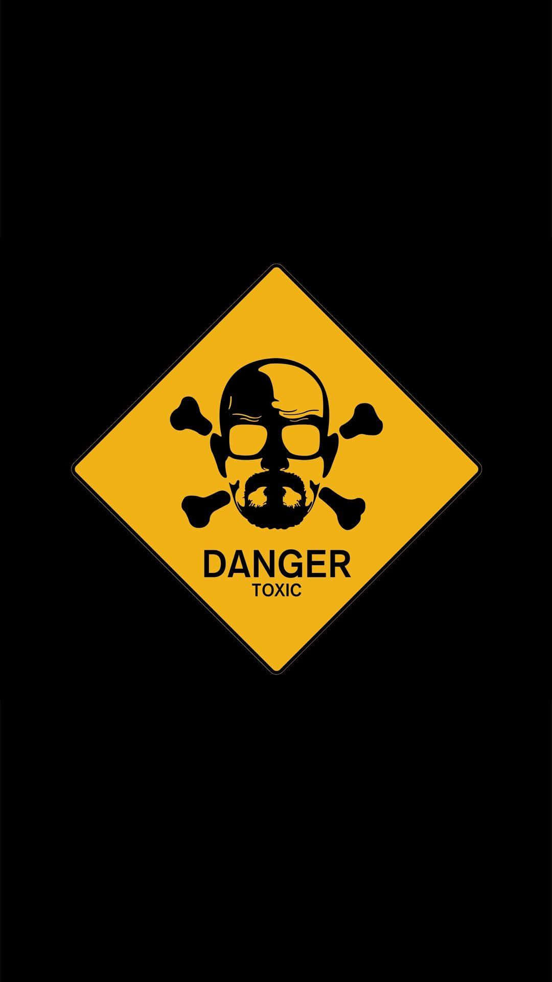 Danger Logo On A Black Background