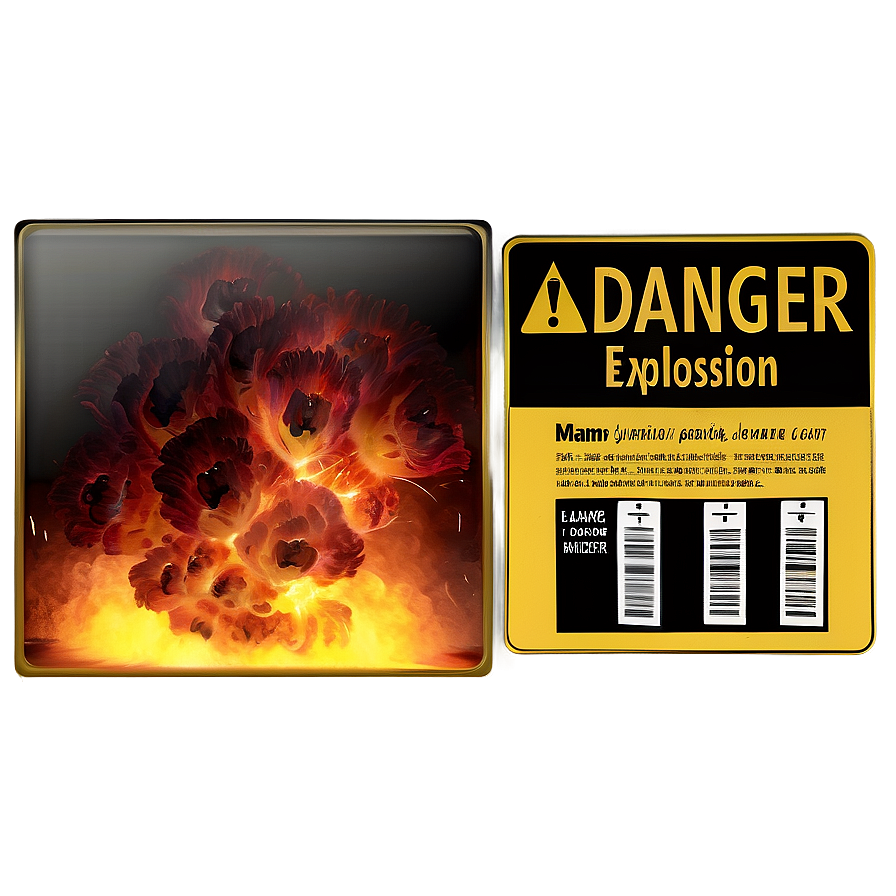 Danger Explosion Warning Png Suh11 PNG