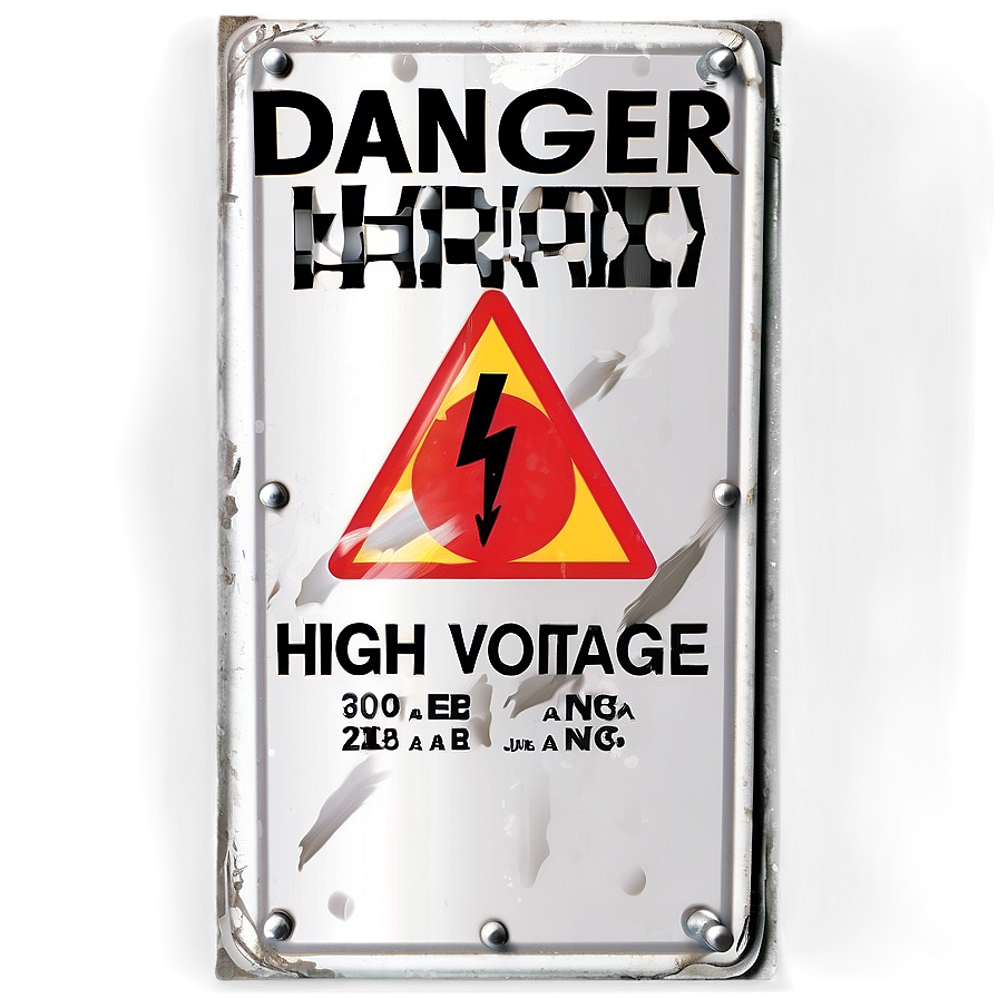 Download Danger High Voltage Png Tqd | Wallpapers.com